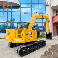 Надежный и мощный гусеничный экскаватор-погрузчик CAT 310 с ковшом 0,45 м, двигателем 51,8 кВт, грузоподъемностью 10 тонн, б/у, для земляных работ