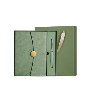 ชุดของขวัญสมุดโน้ตหรูหรา A5 พร้อมปากกาและขวดน้ำ สำหรับธุรกิจและสำนักงาน ของขวัญแบบกำหนดเอง รางวัลงานประชุมประจำปี ชุดของขวัญบริษัทใหม่ - Product Image 1