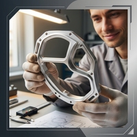Pièces de cadre avant en métal usinées sur CNC 5 axes personnalisées, en acier inoxydable SS304, pour dispositif de test d'automatisation, composants usinés sur mesure
