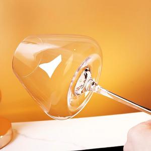 Ensemble de 3 verres à <span class=keywords><strong>vin</strong></span> <span class=keywords><strong>rouge</strong></span> bordeaux faits à la main, à fond concave, en cristal haut de gamme, style luxe léger, pour usage domestique - Product Image 3