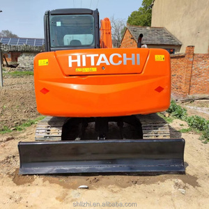 Mini-excavatrice d'occasion japonaise ZX60 6 tonnes, modèle 2023, à vendre, machine de terrassement pour travaux urbains, faible consommation, prix usine - Product Image 2