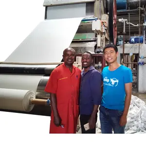 OEM/ODM Fully automatic household paper toilet making production line waste paper tissue paper making machine