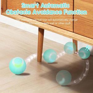 Balle roulante automatique à rotation 360° avec recharge USB, jouet d'exercice pour animaux de compagnie, balle intelligente pour chat, jouets de poursuite - Product Image 2