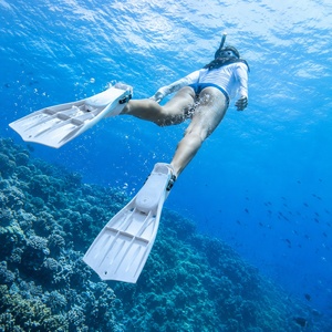 <span class=keywords><strong>Aletas</strong></span> de Buceo <span class=keywords><strong>Profesionales</strong></span> Ajustables OEM Personalizadas, <span class=keywords><strong>Aletas</strong></span> de Buceo de Talón Abierto con Correas de Resorte de Acero Inoxidable - Product Image 5