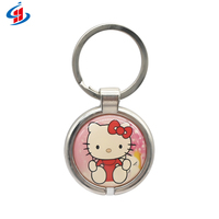 Personnalisable NFC QR Code Pet ID Tag RFID Communiquant Mini Porte-clés avec Animal imprimable Cadre en métal Animaux Contrôle d'accès