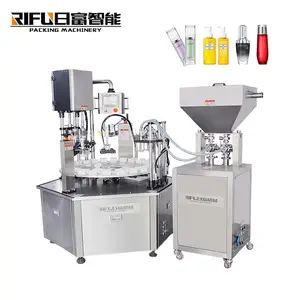 Hair conditioner filler automatic liquid bottled filling capping 2 in 1 machine