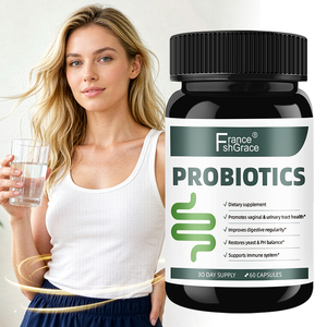 Fabricant de compléments probiotiques Shecome en marque blanche avec prébiotiques et probiotiques pour la santé digestive, 60 capsules probiotiques - Product Image 1
