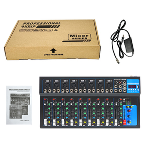 Console <span class=keywords><strong>de</strong></span> <span class=keywords><strong>mixage</strong></span> DJ portable GAX-UF10 à 10 canaux avec interface USB <span class=keywords><strong>pour</strong></span> les performances - Product Image 1