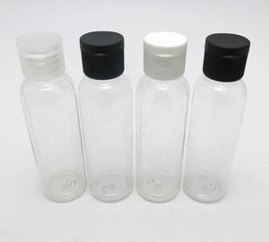 Chai nhựa trong suốt <span class=keywords><strong>60ml</strong></span> có nắp, chai dầu gội 2oz có nắp lật trong kho - Product Image 2
