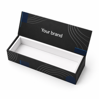 Nouvel arrivage : Porte-stylo de luxe en carton noir pour les campagnes d'entreprise, les comptoirs de vente au détail et les cadeaux