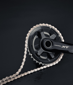 <span class=keywords><strong>Cadena</strong></span> de <span class=keywords><strong>Bicicleta</strong></span> Promend de Alta Gama, 9/<span class=keywords><strong>18</strong></span> <span class=keywords><strong>Velocidades</strong></span>, <span class=keywords><strong>para</strong></span> MTB/Carretera/BMX, Liberación Rápida, Eslabones Grandes de Acero, Color Gris, Segura y Duradera - Product Image 6
