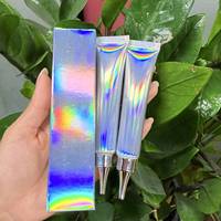 Großhandel Lidschatten-Primer Holografische Tube Langanhaltend Wasserfest Schweißfest Glitzer-Staub Lidschatten-Kleber Primer-Gel
