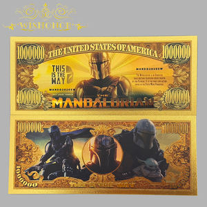 2026 Amerika Nieuwe 16 Soorten Amerikaanse Oorlogsbankbiljetten Anime Gouden Folie Bankbiljetten in 24K Goud voor Cadeaus - Product Image 5