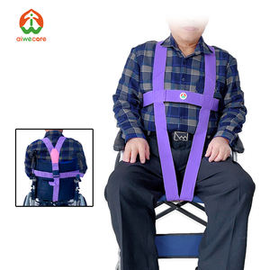 Aiwecare Healthcare Supply Ajustable antideslizante Restricciones para sillas de ruedas Correas de pecho Cinturón de seguridad de sujeción para pacientes mayores - Product Image 1