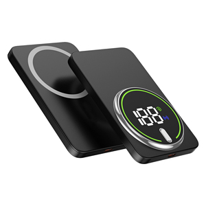 Banco de energía magnético ultradelgado de Metal 5000mAh carga rápida portátil ultrafino banco de energía Magsaferred Paquete de batería para iPhone - Product Image 2