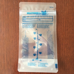 Sacs de rangement transparents <span class=keywords><strong>lansinoh</strong></span> à double fermeture éclair, boîte de rangement de lait maternel personnalisée - Product Image 6