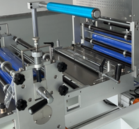 Máquina Laminadora de Tres Estaciones de Alta Precisión de ±0.1mm con Control Automático PLC para Película, Cinta de Espuma, PET, Procesamiento de Etiquetas de Rollo a Hoja