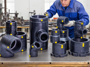 HDPE S110 * 75 sdr7.4 khớp nối phụ kiện hàn nhựa polyethylene giảm bề mặt nhẵn cho nước khí phụ kiện đường ống - Product Image 5