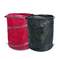 Poubelle de jardin escamotable de luxe robuste avec ressort, panier de rangement pliable pour camping et jardinage