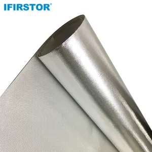 Manufacturer Customization Silver Insulation Reinforced Fiberglass Aluminum Coated High Silica Fabric