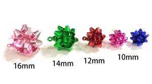 Dekorasi Natal 10mm hingga 16mm, Aksesori liontin perhiasan DIY modis pita Bling berkilau - Product Image 2