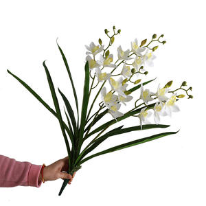 Ventes directes d'usine de <span class=keywords><strong>whelan</strong></span> artificiel à 2 feuilles de fourche pour la décoration de mariage et de maison - Product Image 1