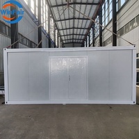 WinFair américain pliable modulaire à faible coût maison préfabriquée petites maisons modernes préfabriquées prêt 20Ft villa pliante maison conteneur