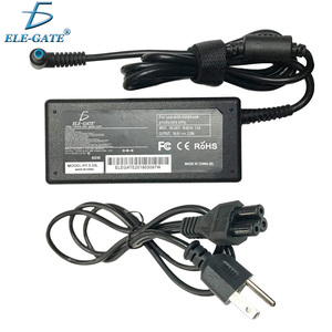 Caricabatterie per laptop Ele-Gate 19.5V 3.33A con punta blu 65W per alimentazione notebook - Product Image 1