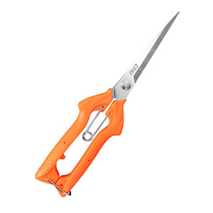 Cpai Fruit Picking Shears Stainless Steel Orange Handle Ergonomic Gardening <b>Tool</b> For Flower <b>Tree</b> <b>Pruning</b> - Product Image 1