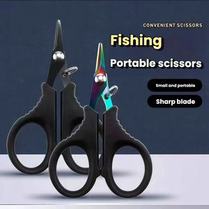 กรรไกรตัดสายเบ็ด สแตนเลส ชุบไทเทเนียม พกพาสะดวก อุปกรณ์ตกปลา สาย PE กรรไกรตัดสายสแตนเลส - Product Image 5