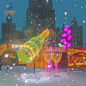 Đèn trang trí cây thông Noel ngoài trời cỡ lớn, chống nước IP65, kiểu dáng thương mại, đèn LED hình sao trang trí đường phố - Product Image 6