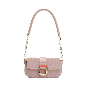 Women's Fashion All-Season PU <b>Shoulder</b> <b>Bag</b> with Single Strap Zip Closure and Polyester Lining - Product Image 1