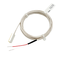 Transducteur de température industriel TP-1 PT1000, large plage -50~150 ℃   Câble à fibre métallique pour sonde PFA pour test mécanique de milieux corrosifs