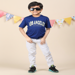 Boutique Vêtements 100% Coton T-shirt col rond pour garçon Vêtements décontractés Différentes méthodes d'impression Vente en vrac t-shirt imprimé - Product Image 1