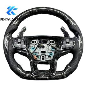 Volante de Fibra de Carbono Forjado en Caliente con Parte Superior Plana y Luces LED para Ford Explorer Mustang GT XLT <span class=keywords><strong>ST</strong></span> S650 S197 2021 <span class=keywords><strong>2022</strong></span> 2024 2025 2026 - Product Image 6
