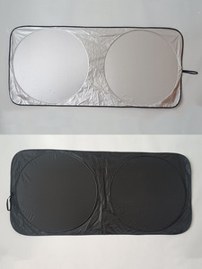 Parasol de Vidrio Reforzado para Automóvil con Bolsa de Almacenamiento, Mantiene el Interior del Coche Fresco, Parasol Universal para Parabrisas - Product Image 1