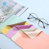 Lingettes de nettoyage pour lunettes de soleil personnalisées avec logo 15*15cm, chiffon de nettoyage en microfibre pour lentilles de lunettes