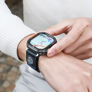 เคสโลหะผสมแบบเจาะรูทรงสี่เหลี่ยมสำหรับนาฬิกาอัจฉริยะ Apple ผลิตตามสั่ง ขายส่ง ทนทาน ผลิตด้วยเครื่อง CNC - Product Image 2