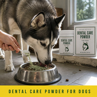 Oimmal Vente en gros 30g Suppléments probiotiques naturels pour chiens et chats Soins dentaires Élimination du tartre et de la plaque dentaire Poudre nettoyante pour les dents