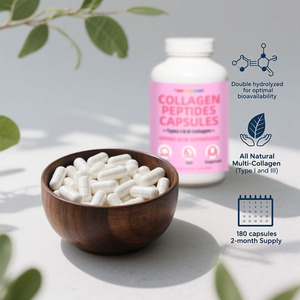 Cápsulas de Proteína <span class=keywords><strong>Hidrolizada</strong></span> de Fábrica OEM para Mujeres, Favorecen la Salud del Cabello y la Piel, Péptidos de Colágeno - Product Image 4