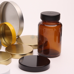 Fabrieksaanbieding 38/400 45/400 53/400 Zwarte Metalen Geribbelde Deksels Gladde Unishell Doppen Met EPE Voeringen PS Afdichtingen IHS Inductie Afdichting - Product Image 5