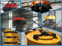 Mejor precio Chatarra 5 Ton 3 Ton 1 Ton Imán de elevación electromagnético para excavadora