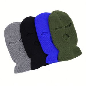 Pasamontañas de Color Sólido con Bordado Personalizado, Gorro de Punto, Venta al por Mayor, Logotipo Personalizado, Pasamontañas de Neón para Esquí y Ciclismo - Product Image 4
