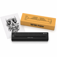 ATS886 Portable Mini A4 Wi-fi Sans Fil Pochoir Thermique Imprimante Machine De Transfert De Tatouage