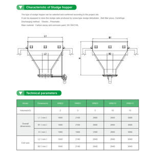 Clarificateur d'eau à plaques coniques inclinées entièrement automatique, contrôlé par PLC, professionnel, avec trémie à boues et moteur, certifié CE - Product Image 3