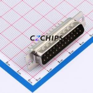 D-SUB-DP-25PHG-AB D-Sub/VGA Connector Through hole Component (THT) Connector Male 25P Through Hole 2 - Product Image 1