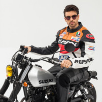 Veste de course moto pour femme Duhan de haute qualité, en cuir véritable avec col montant et rembourrage en coton, patch brodé