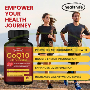 Tiêu đen Resveratrol <span class=keywords><strong>co</strong></span> <span class=keywords><strong>Q10</strong></span> CoQ10 phức tạp viên nang OEM chăm sóc sức khỏe bổ sung ubiquinone Coenzyme <span class=keywords><strong>Q10</strong></span> viên nang - Product Image 4