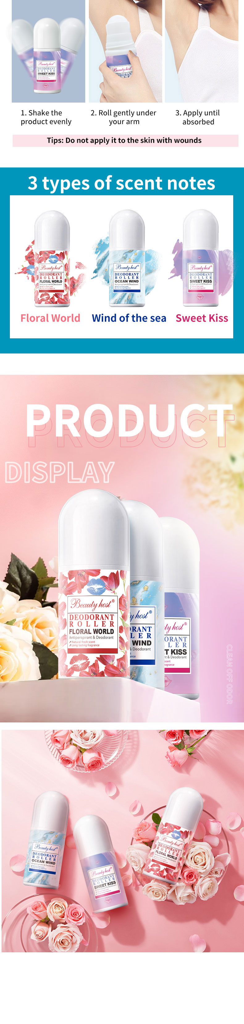 Private label organic natural deodorizer vegan deodorant antiperspirant for women and men