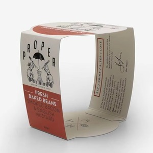 リサイクル紙段ボール環境にやさしい食品容器ランチボックススリーブファーストフード包装用パスタバーガーサラダランチボックス - Product Image 2